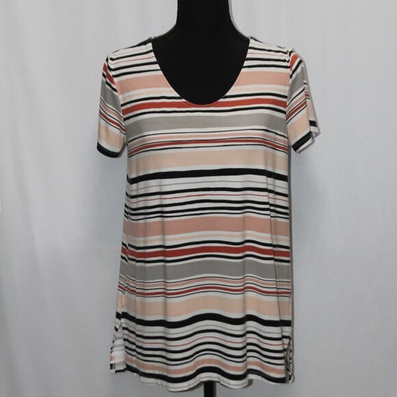 Liz Claiborne Career Stripe Top - Picture 2 of 11